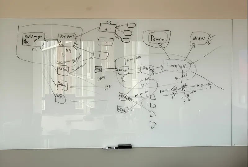 Early discovery whiteboard sketches